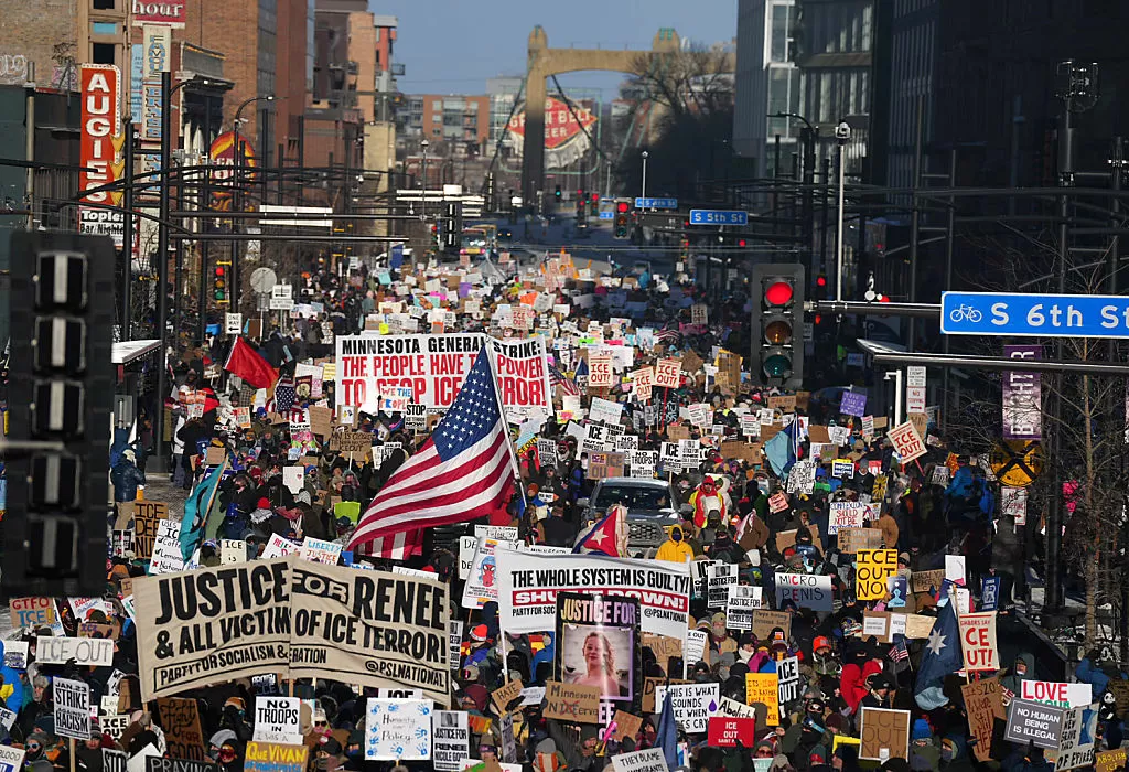 Minnesotans Shutter Businesses and Call Off Work in Economic Blackout Day to Protest ICE