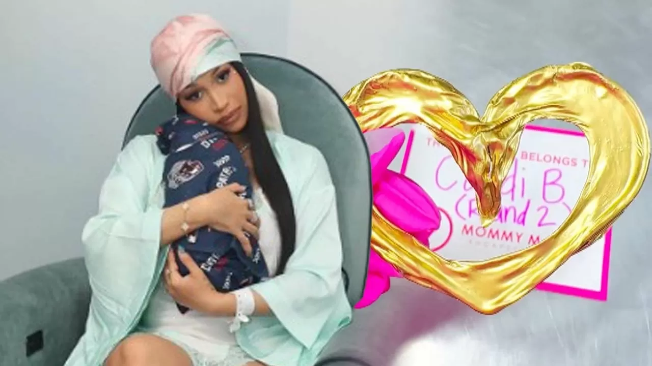 Cardi B Turns Her Umbilical Cord Into Gold Jewelry!