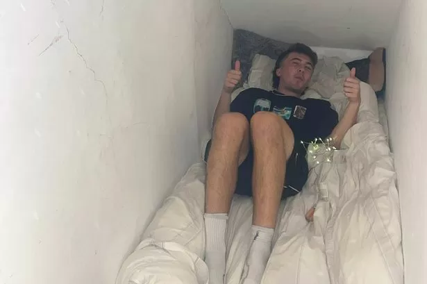 Man lived in a cupboard because he couldn't find anywhere else
