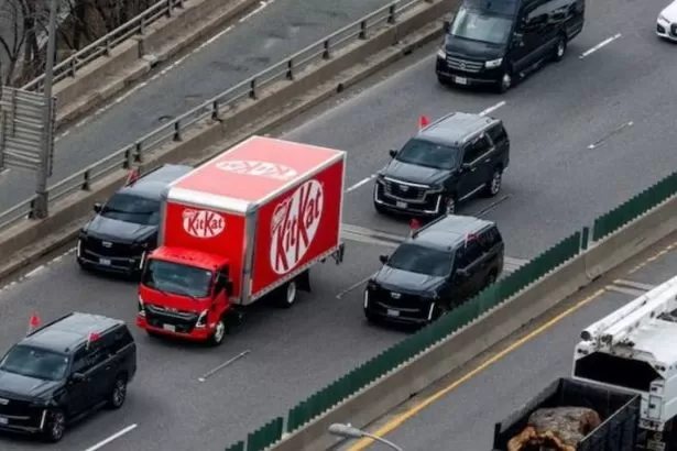 KitKat truck gets huge security convoy over threats posed by chocolate thieves