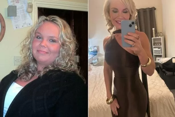 Woman's astonishing transformation after lightbulb moment at 21 stone