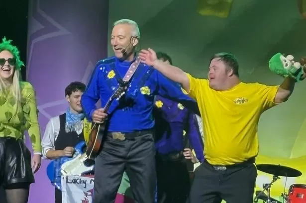 Welshman steals the show by achieving dream of performing on stage with the Wiggles