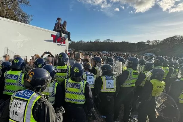 2,000‑strong rave turns ugly as officers face ‘missile’ attacks