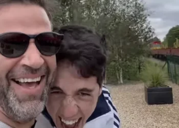 Gethin Jones ‘can’t get a word in’ as he spends day with nephew in Cardiff