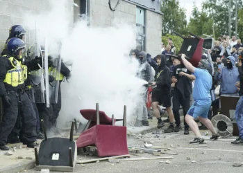 U.K. Leader Condemns Attack on Asylum-Seeker Hotel as Far-Right Violence Spreads