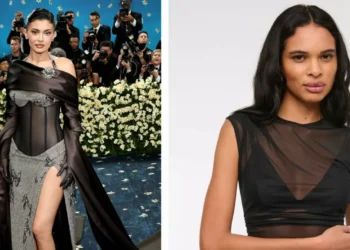Kylie Jenner and Halle Berry Hit the Met Gala in Naked Dresses – Shop the Trend Here