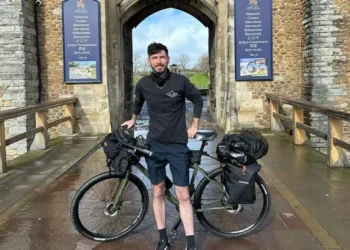 I wasn’t an accomplished rider and fell off my bike 50 metres in, but I’ve just finished a 16,250 mile cycle