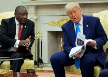 Trump Pushes False ‘White Genocide’ Claims in Tense Meeting With South African Leaders