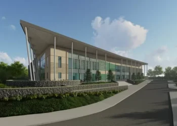 Work begins on huge new leisure centre with flumes and gym