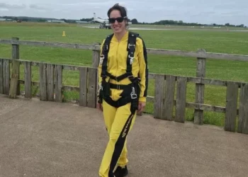 Mum died in 15,000ft skydive tragedy as partner and son watched in horror