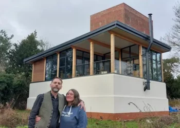 Couple trying to convert RAF water tower to 7-bedroom house go £150k over budget and appeal for donations