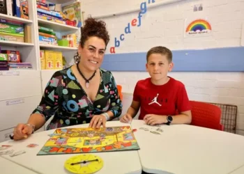 Mum’s tears at ‘life-changing’ help her son now gets to help him read and write