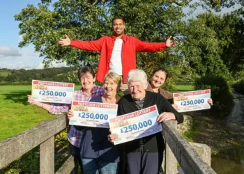 People in tiny Welsh village win £1m in lottery windfall