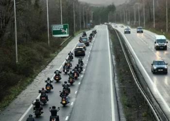 Incredible procession brings town to standstill for ‘superhero’ boy’s funeral