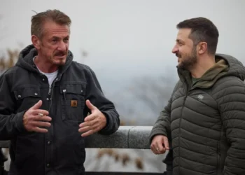 Sean Penn missed the Oscars to be with President Zelenskyy in Ukraine