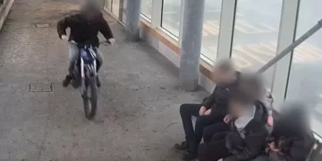 E-bikers ride recklessly through seaside town’s £4m bus station