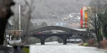 Man rescued from river and taken to hospital