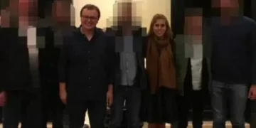 Princess Beatrice snapped with alleged Chinese spy on Nepal trip