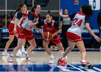 Who are the Coach and Supporting Staff for Team USA at the FIBA Women’s Basketball World Cup 2026 Qualifiers?