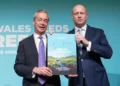 People spot major blunder as Nigel Farage poses at Welsh Reform event