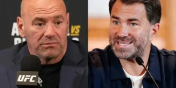 “Add It to the White House”: Dana White’s Boxing Match Callout to Eddie Hearn Has Fans Going Wild