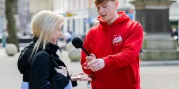 Angry Ginge puts his comedy skills to the test to charm ‘hangry’ Brits