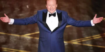 Conan O’Brien’s joke about US not arresting pedophiles draws gasps from Oscars audience