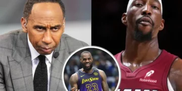 LeBron James’ Burden Lifted as Stephen A. Smith Pressed to Address Bam Adebayo’s Historic Feat
