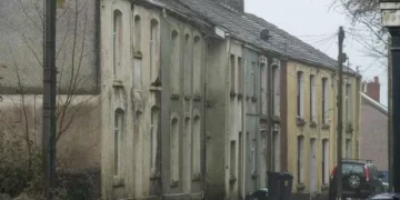Ghost street where houses lie abandoned after owners were ordered to flee disaster that never came