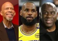 Magic Johnson Makes Feelings Clear After Teammate Kareem Abdul-Jabbar’s Record Falls to LeBron James