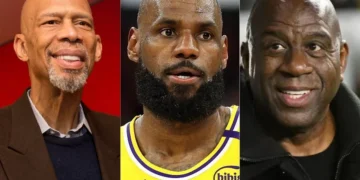 Magic Johnson Makes Feelings Clear After Teammate Kareem Abdul-Jabbar’s Record Falls to LeBron James