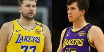 “Have Some Respect”: Austin Reaves Confronts OKC Fan for Mocking Injured Luka Doncic During Lakers-Thunder