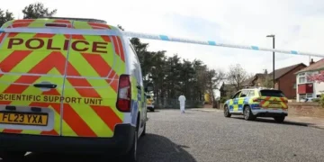 Police shoot dog dead in Hillside street after man attacked