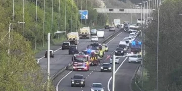 M4 drivers faced long delays following crash