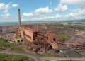 Part of Port Talbot’s landmark steelworks skyline to disappear forever