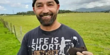 Metal detectorists make incredible discovery while searching Welsh field