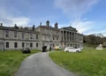 Grand Welsh mansion taped off by police following raid