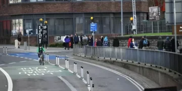 Two taken to hospital after Cardiff bus crash