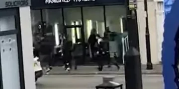 ‘Disgraceful scene of public violence’ witnessed by children in Welsh town