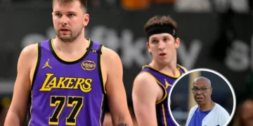 “Be Careful”: Mychal Thompson Says 35YO WWE Star ‘Cursed’ Laker Following Luka Doncic, Austin Reaves Injury