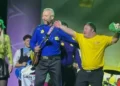 Welshman steals the show by achieving dream of performing on stage with the Wiggles